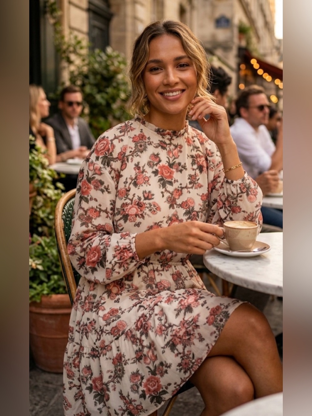 Like New! WILFRED Floral Mini Dress